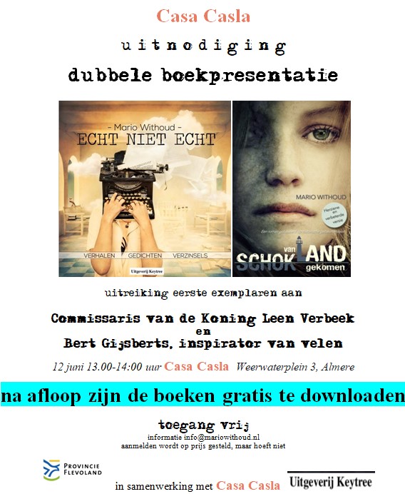 Dubbele boekpresentatie Mario Withoud