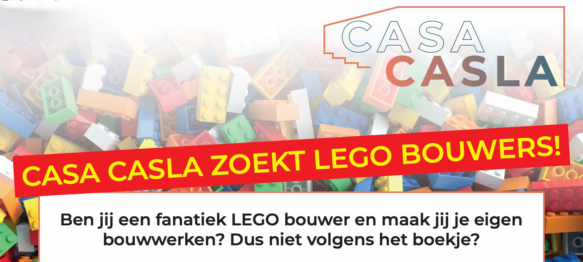 LEGO-bouwers gezocht!!