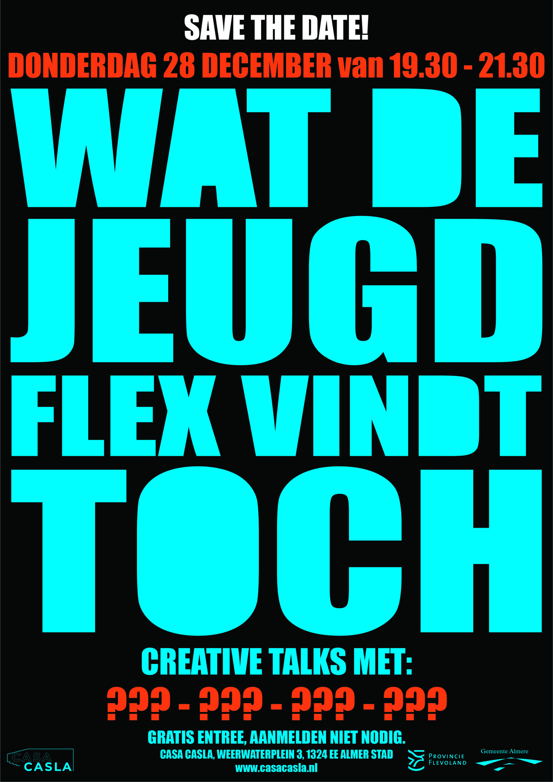 Creative talks: “wat de jeugd flex vindt toch”