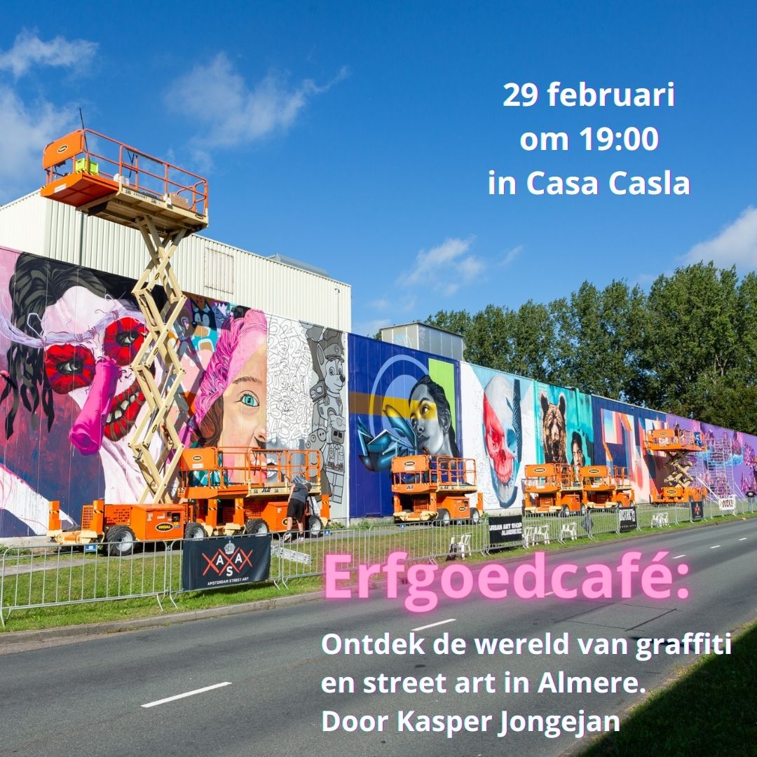 Erfgoedcafe: ontdek de wereld van Graffiti en Street-Art