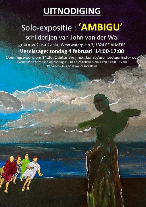 Solo-expositie John van der Wal “AMBIGU”