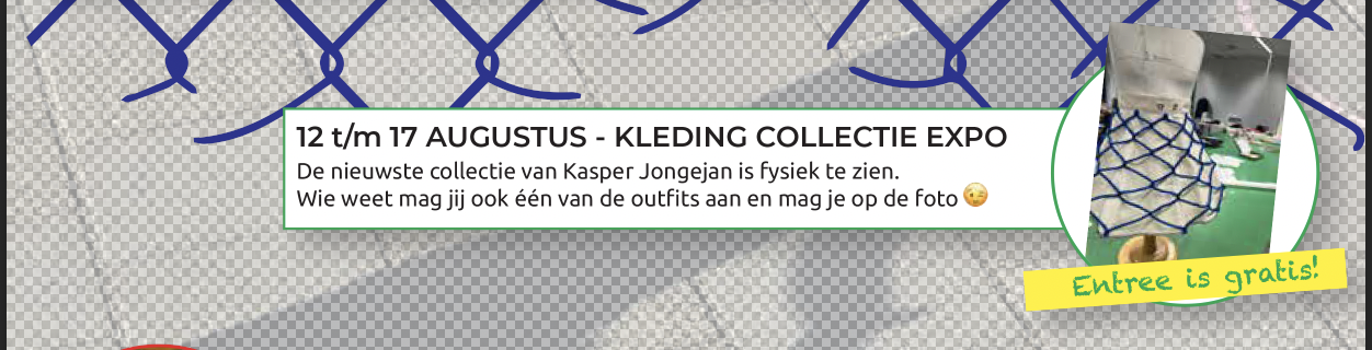 Kleding collectie EXPO Kasper Jongejan
