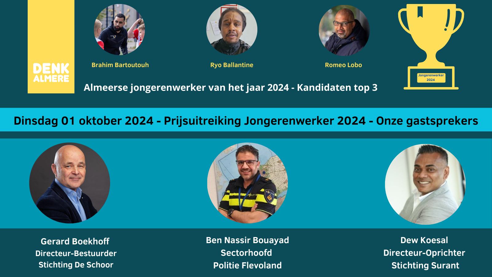 Uitreiking Prijs Jongerenwerker van het jaar 2024