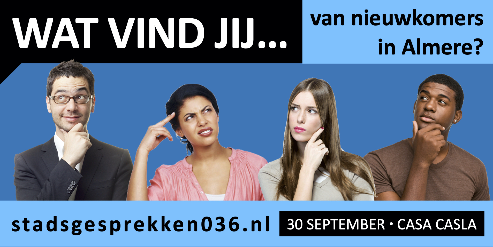 Stadsgesprek: wat vind jij van… nieuwkomers in Almere?