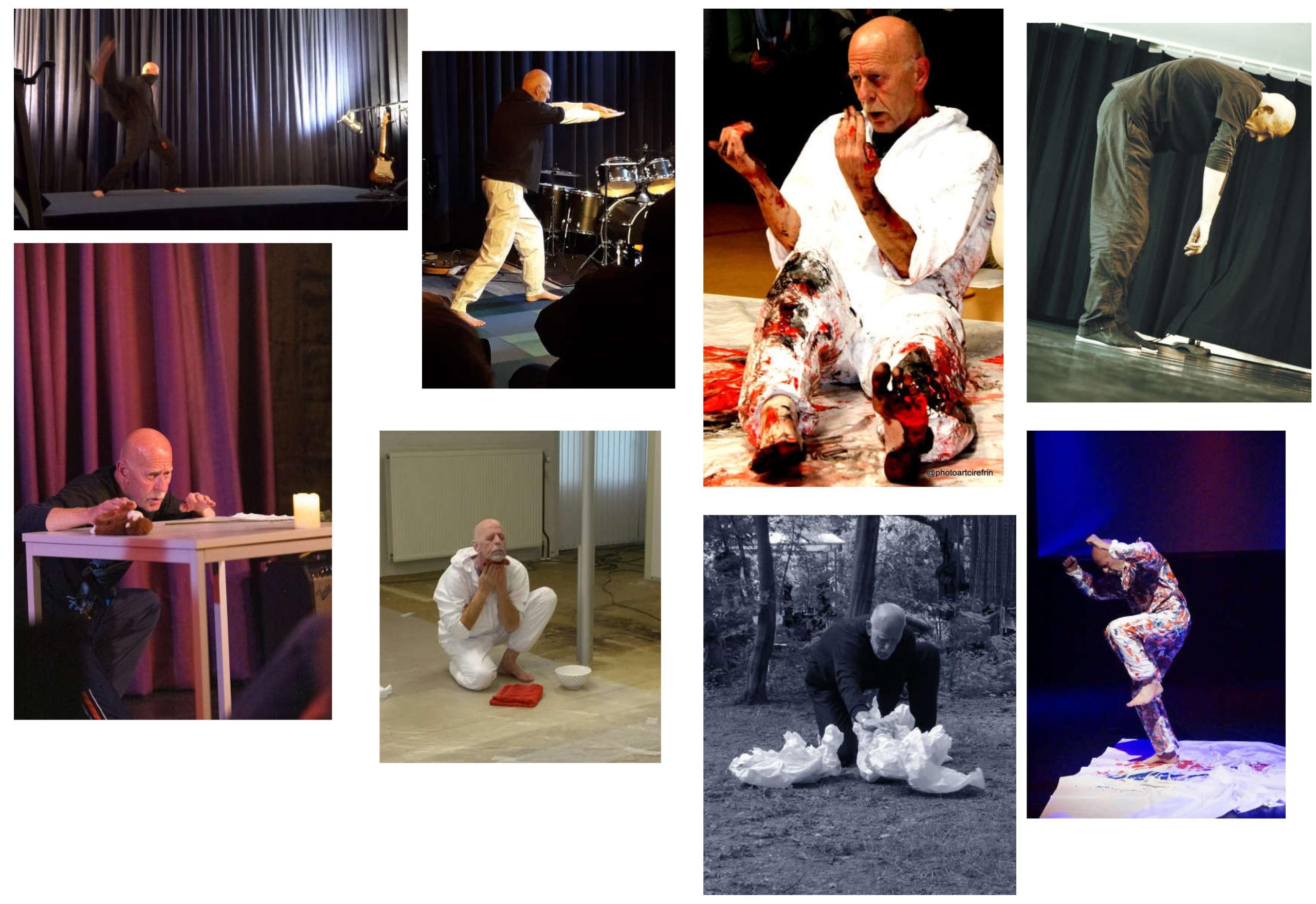 EMOTIONAL PHYSICS ~ live solo performance art door Jos Rosier