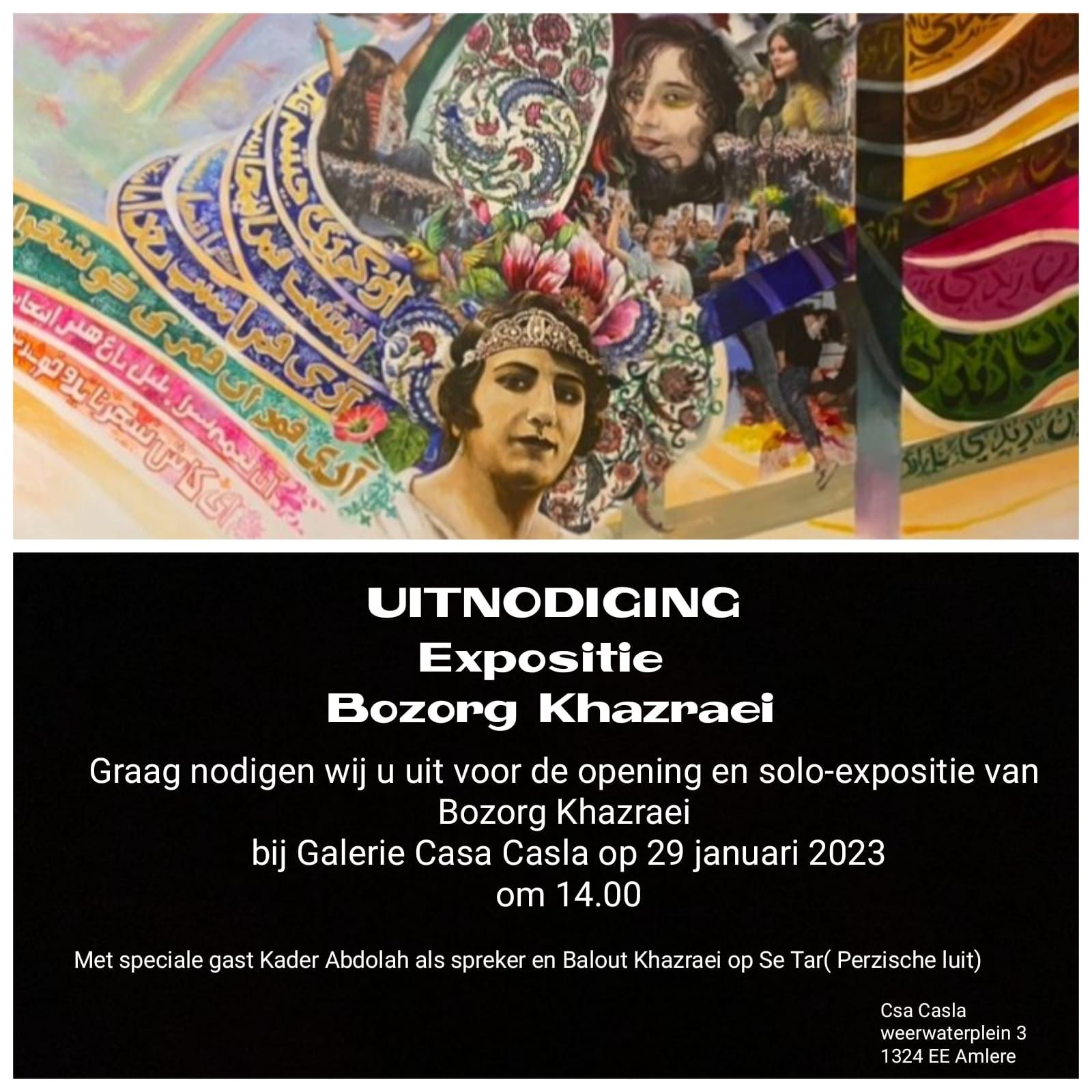Expositie Bozorg Khazraei